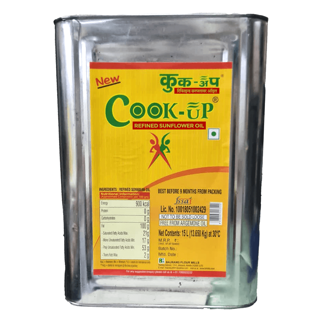 cook sunflower oil 15L tin