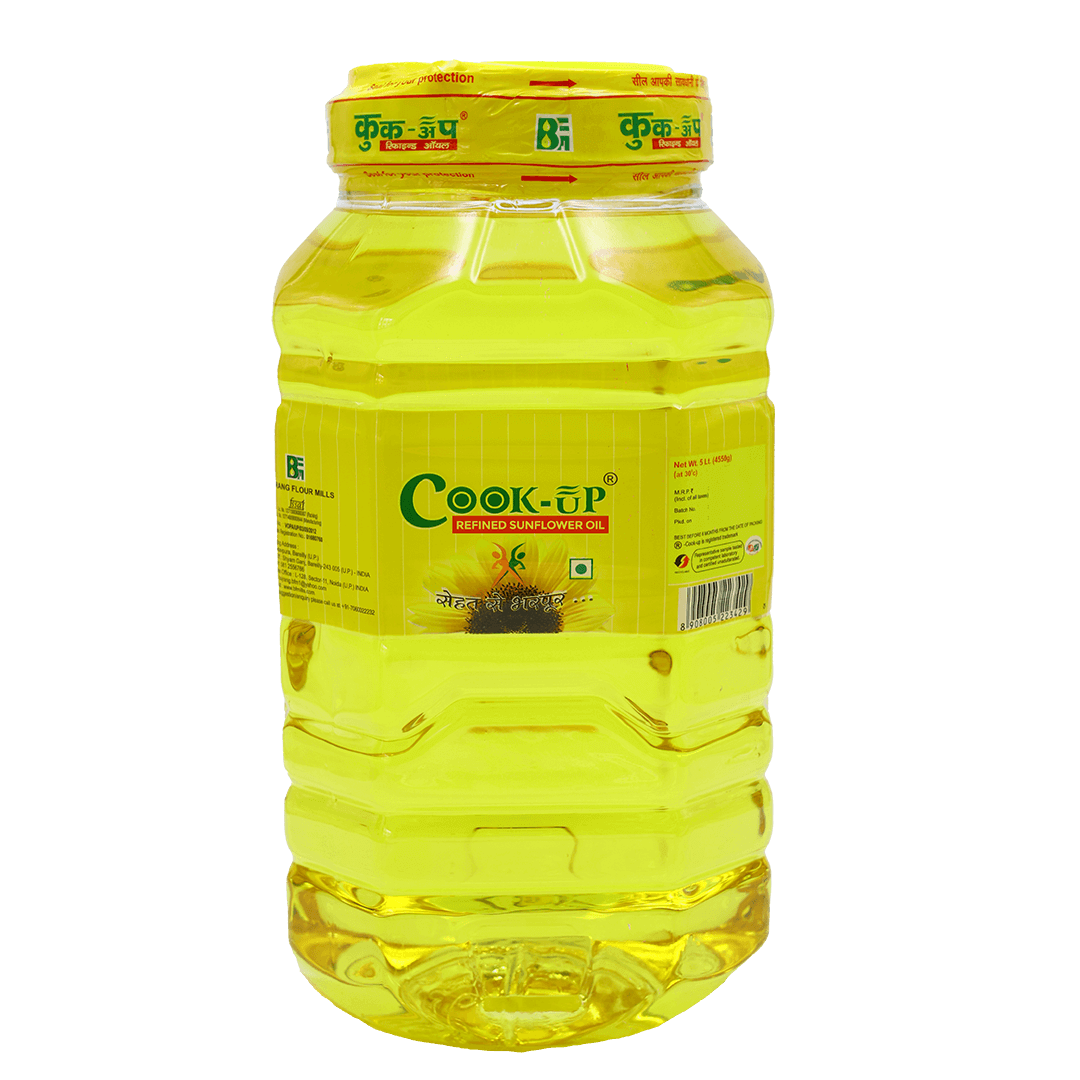 cook sunflower oil 5L jar